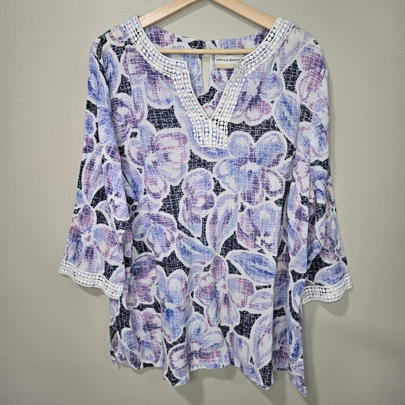 Alfred Dunner Women's Floral Top - Picture 1 of 5